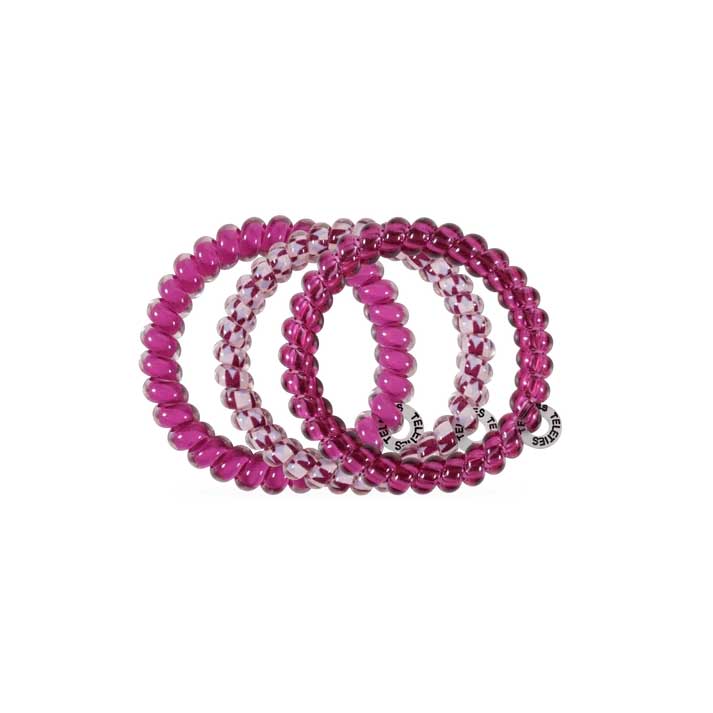 Hair Ties Small 3-Pack - Merlot After Midnight
