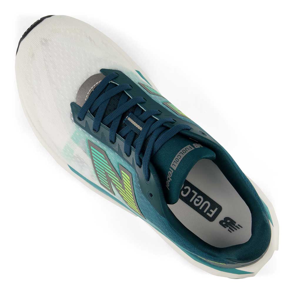 Men's FuelCell Rebel v5 Running Shoe - Medusa Green/Faded Teal - Regular (D)