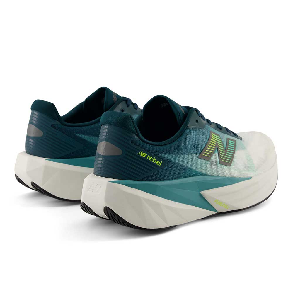 Men's FuelCell Rebel v5 Running Shoe - Medusa Green/Faded Teal - Regular (D)