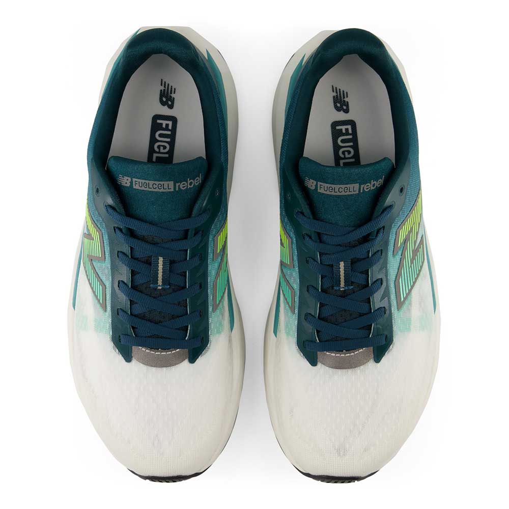 Men's FuelCell Rebel v5 Running Shoe - Medusa Green/Faded Teal - Regular (D)
