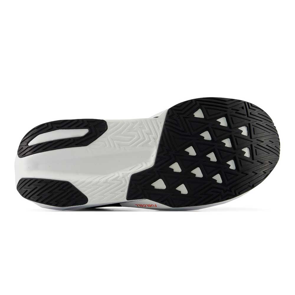 Men's FuelCell Rebel v5 Running Shoe - NB 103 White/Neo Flame - Regular (D)