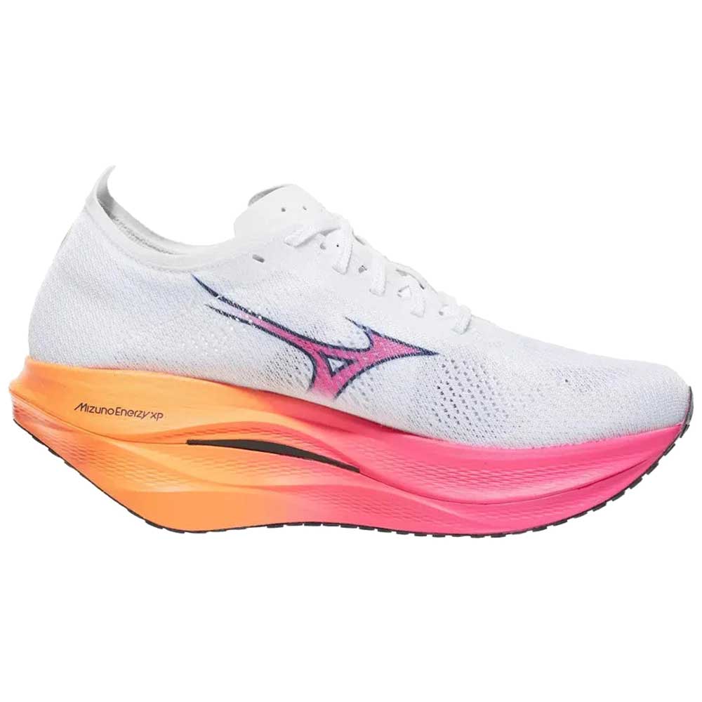 Wave Rebellion Pro 3 Running Shoe - White/Tang Orange - Regular (D)