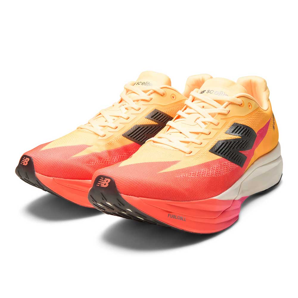 Men's FuelCell SuperComp Elite v5  - Tangerine Heat/White Peach/Pink Heat - Regular (D)