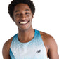 Men's Race Day Ultra Light Printed Singlet - Altitude
