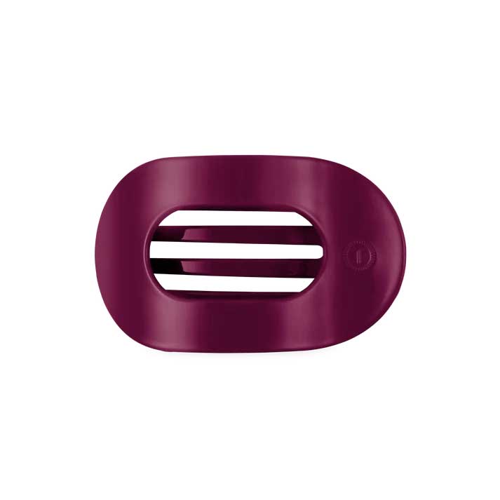 Flat Round Hair Clip Medium - Mulberry