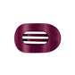 Flat Round Hair Clip Medium - Mulberry