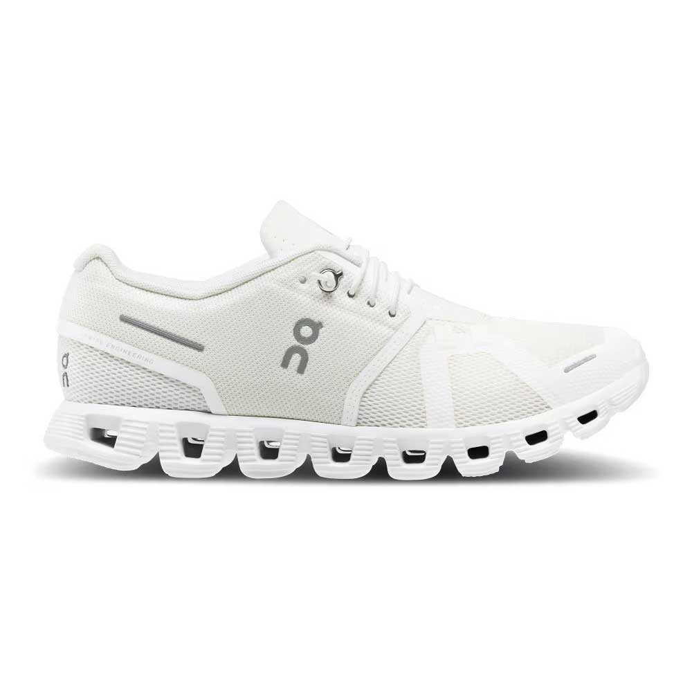 Women's Cloud 5 Running Shoe - Undyed-White/White - Regular (B)