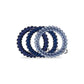 Hair Ties Large 3-Pack - Nightfall Navy