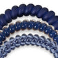 Hair Ties Small 3-Pack - Nightfall Navy