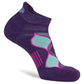 Women's Enduro No Show Tab Sock - Charged Purple/Watermelon