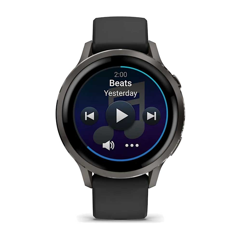 Venu 4 - 41 mm - Slate with Black Silicone Band