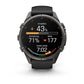 fenix 9 Pro, 47mm - Titanium with Graphite/Black Silicone Band
