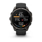 fenix 9, 47mm - Carbon Gray DLC Titanium with Black Silicone Band