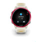 Forerunner 570 - 42mm, Raspberry Aluminum with Translucent Bone/Mango Band