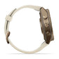 fenix 9 Pro, 43mm - Autumn Gold Titanium with Cream/French Gray Silicone Band