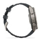 fenix 9 Pro, 47mm - Titanium with Graphite/Black Silicone Band