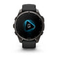 fenix 9, 47mm - Carbon Gray DLC Titanium with Black Silicone Band