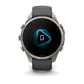 fenix 9 Pro, 47mm - Titanium with Graphite/Black Silicone Band