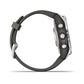 fenix 7S Pro Solar Glass - Silver with Graphite Band