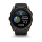 fenix 8 - 51 mm, AMOLED, Sapphire - Carbon Gray DLC Titanium/Black/Pebble Gray Silicone