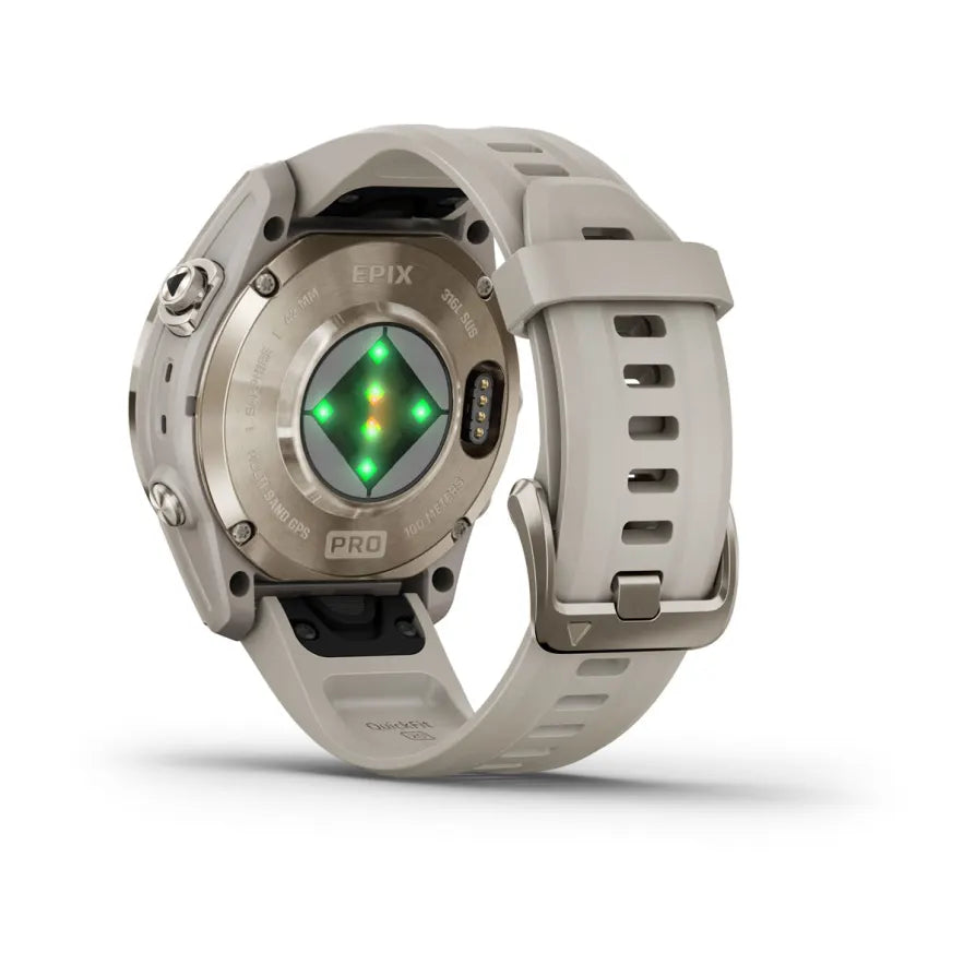 epix 2 Pro 42mm Sapphire Watch - Soft Gold Steel with Light Sand Band –  Gazelle Sports