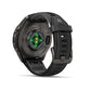 fenix 9 Pro, 47mm - Titanium with Graphite/Black Silicone Band