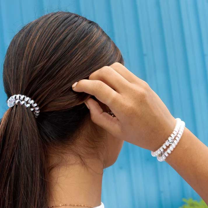Hair Ties Small 3-Pack - Peppermint