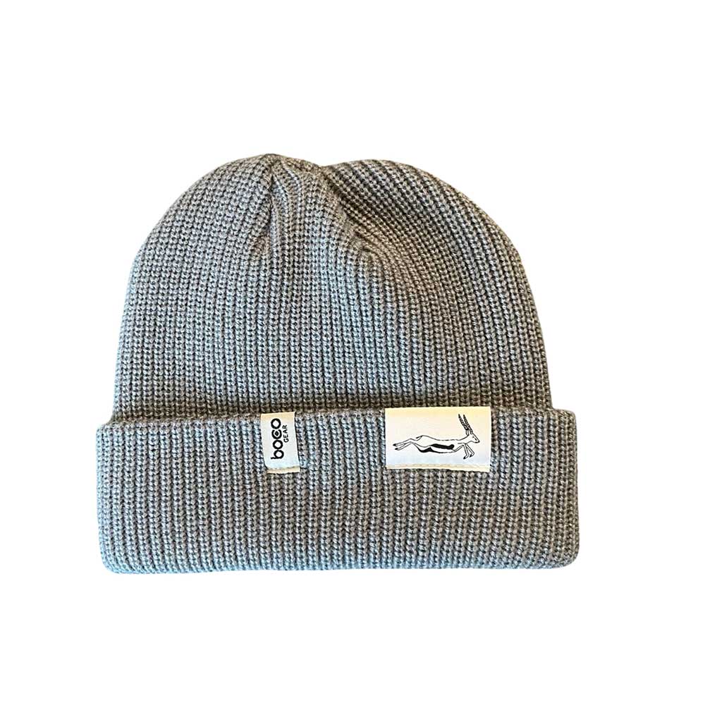 RUN MICH Fisherman Beanie - Grey/Black