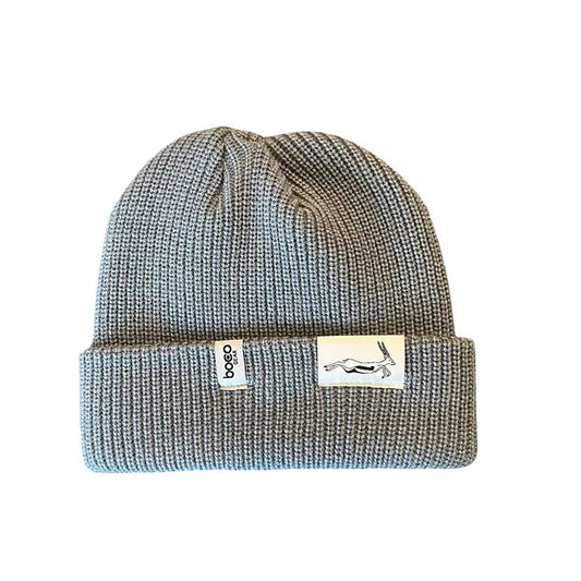RUN MICH Fisherman Beanie - Grey/Black
