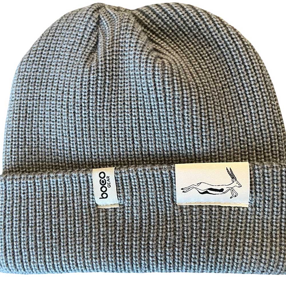 RUN MICH Fisherman Beanie - Grey/Black