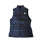 Women's Synthetic Down Vest 2.0 - Black/Green Striped Embroidered Circle Patch w/ White Gazelle