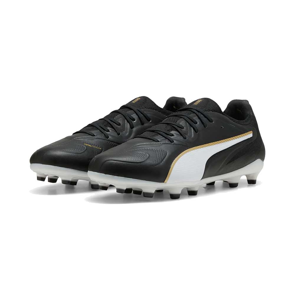 Men's King 20 Ultimate FG/AG - Puma Black/Puma White/Puma Gold - Regular (D)