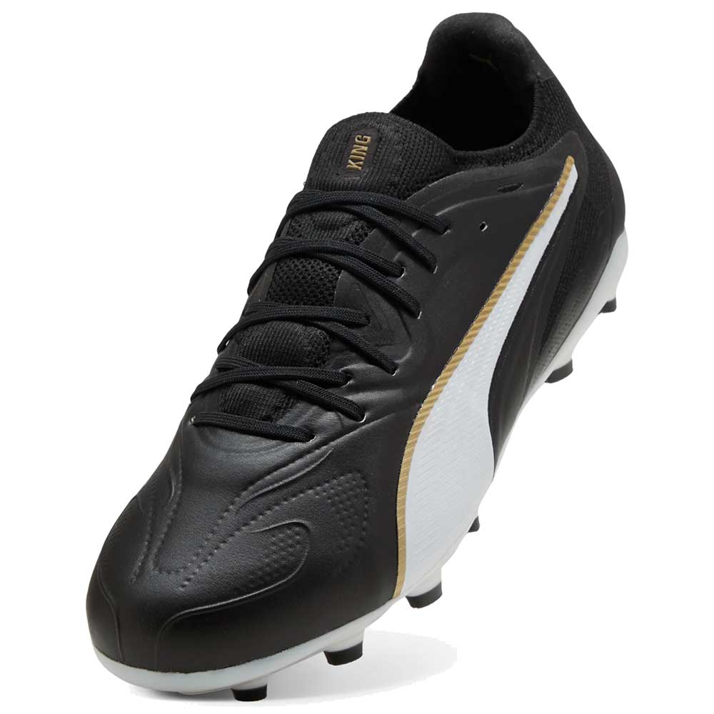 Men's King 20 Ultimate FG/AG - Puma Black/Puma White/Puma Gold - Regular (D)