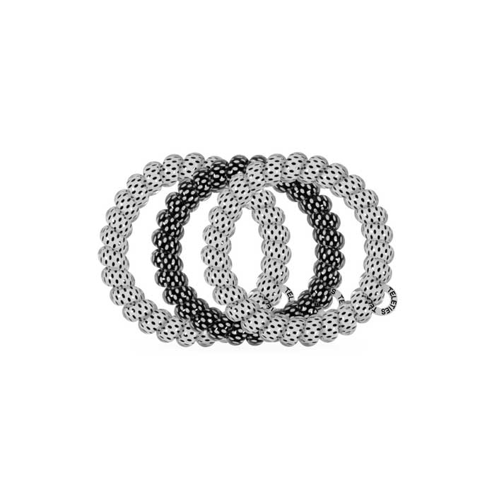 Hair Ties Large 3-Pack - Polka Dot Party