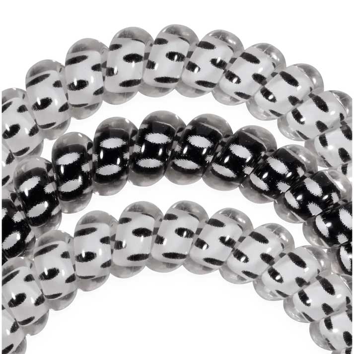 Hair Ties Small 3-Pack - Polka Dot Party