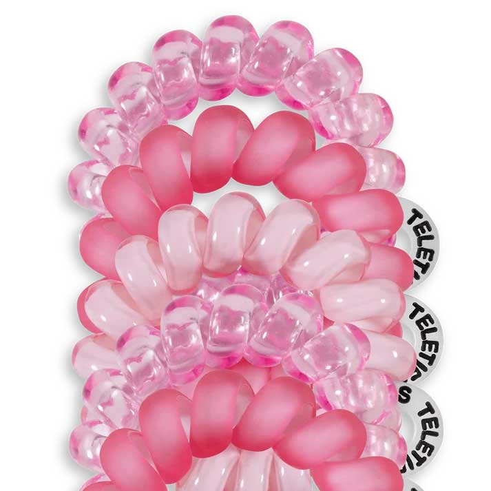Hair Ties Tiny 5-Pack - Pretty in Pink
