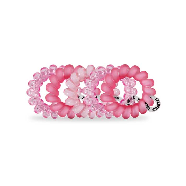 Hair Ties Tiny 5-Pack - Pretty in Pink