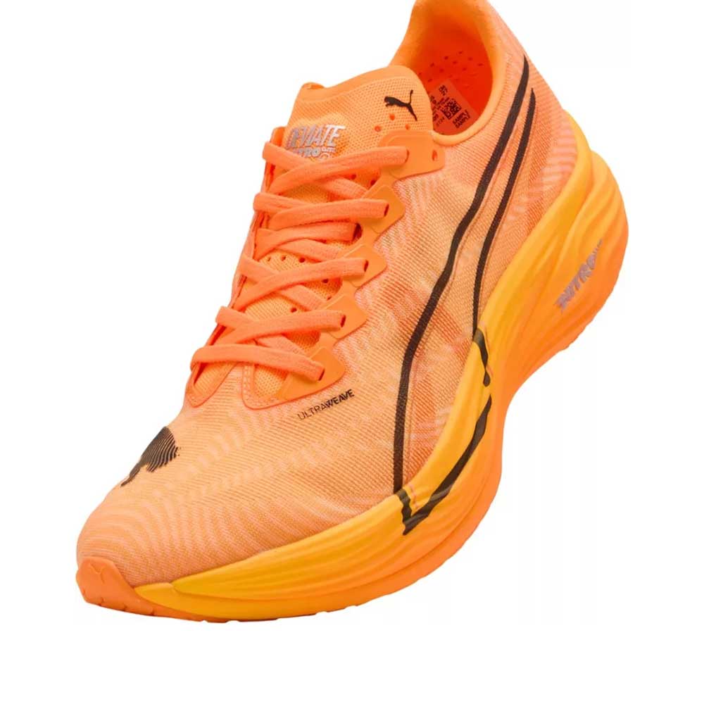 Men's Deviate Nitro Elite 3 Running Shoe - Heat Fire/PUMA Black- Regular (D)