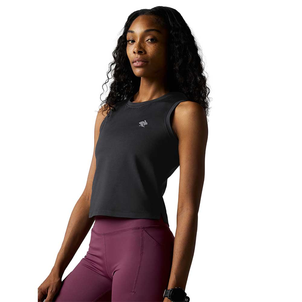Women's EZ Crop Tank - Black