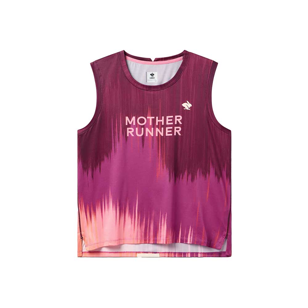 Women's EZ Muscle Tank Mother Runner - Mauve Ikat