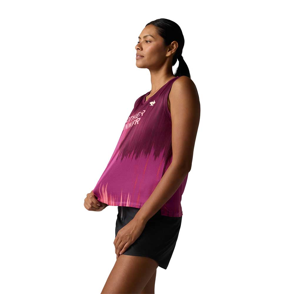 Women's EZ Muscle Tank Mother Runner - Mauve Ikat