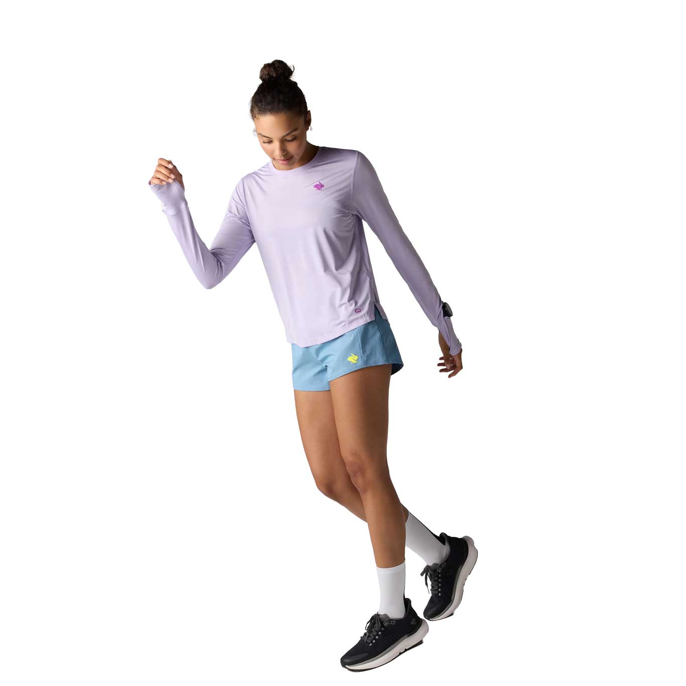 Women's UPF Tee Long Sleeve - Pastel Lilac