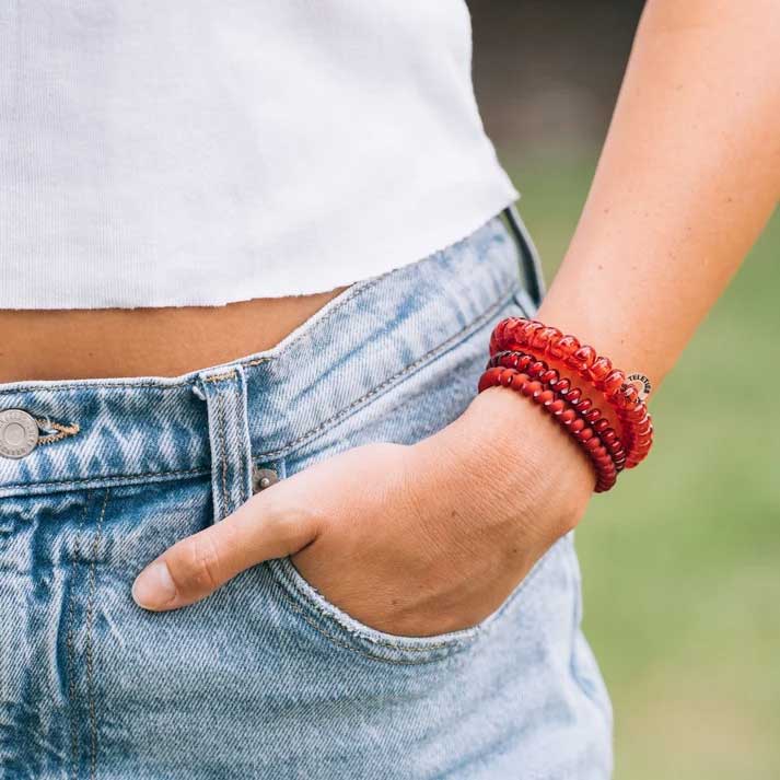 Hair Ties Large 3-Pack - Red Carpet Ready