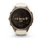 fenix 9 Pro, 43mm - Autumn Gold Titanium with Cream/French Gray Silicone Band