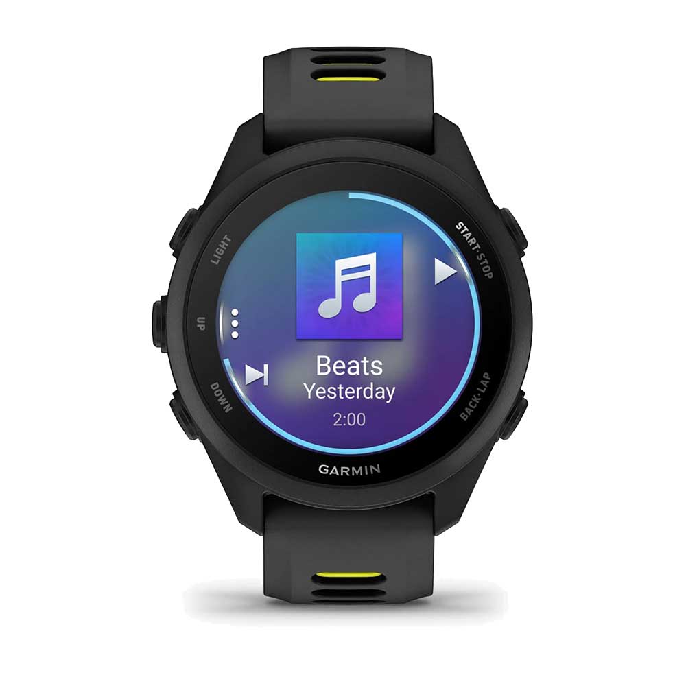 Forerunner 170 Music - Black/Amp Yellow
