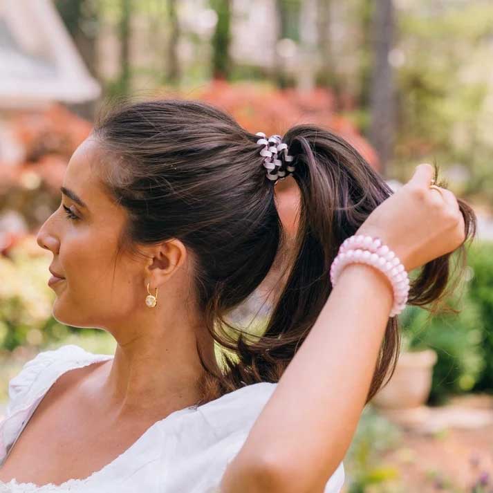 Hair Ties Large 3-Pack - Rose Water Pink