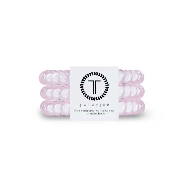 Hair Ties Small 3-Pack - Rose Water Pink