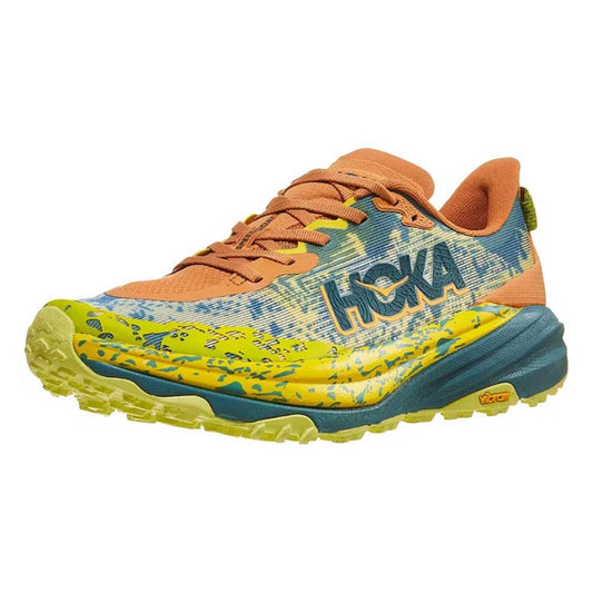 Men's Speedgoat 6 Trail Running Shoe - Terra Cotta/Mountain Fog - Regular (D)