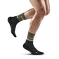 Men's The Run Compression Mid Cut Socks 4.0 - Olive/Black