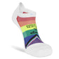 Hidden Comfort Pride No Show Tab - Rainbow